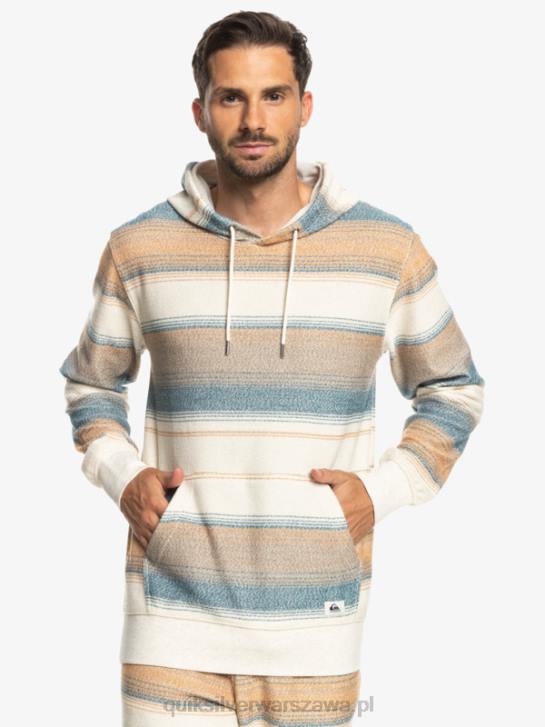 mężczyźni Quiksilver świetna bluza z kapturem firmy Otway 4DBV1247 brązowy cukier super