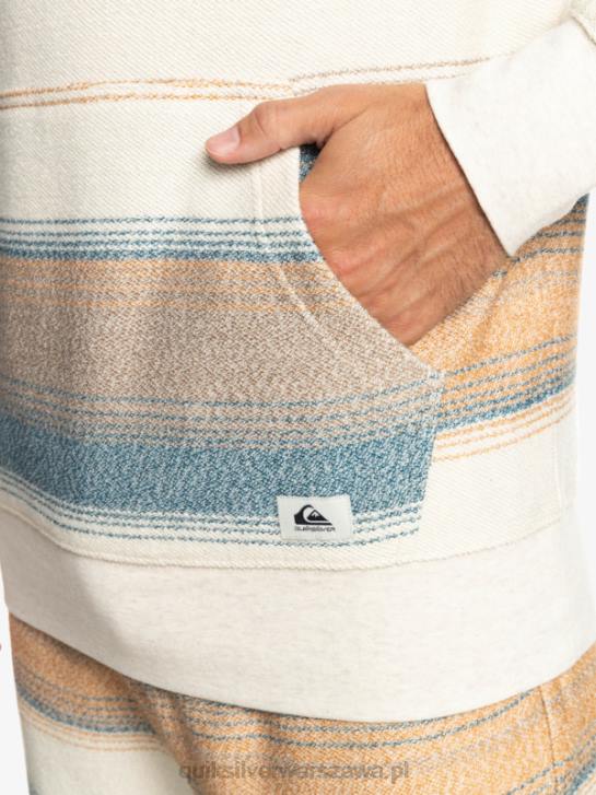 mężczyźni Quiksilver świetna bluza z kapturem firmy Otway 4DBV1247 brązowy cukier super