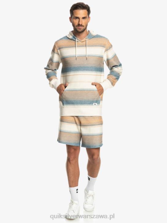mężczyźni Quiksilver świetna bluza z kapturem firmy Otway 4DBV1247 brązowy cukier super