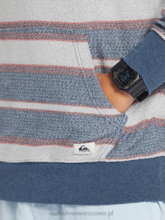 mężczyźni Quiksilver świetna bluza z kapturem firmy Otway 4DBV577 granatowy o północy wielki otway