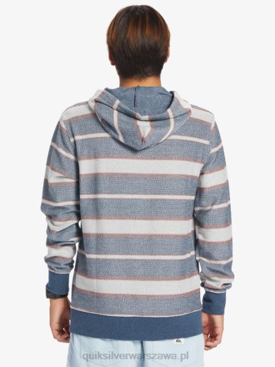 mężczyźni Quiksilver świetna bluza z kapturem firmy Otway 4DBV577 granatowy o północy wielki otway
