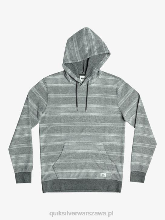 mężczyźni Quiksilver świetna bluza z kapturem firmy Otway 4DBV580 czarny pasek