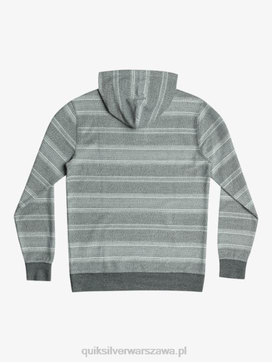 mężczyźni Quiksilver świetna bluza z kapturem firmy Otway 4DBV580 czarny pasek