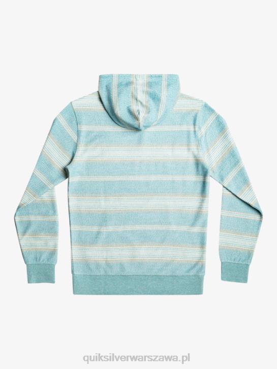 mężczyźni Quiksilver świetna bluza z kapturem firmy Otway 4DBV581 bretoński niebieski pasek otway