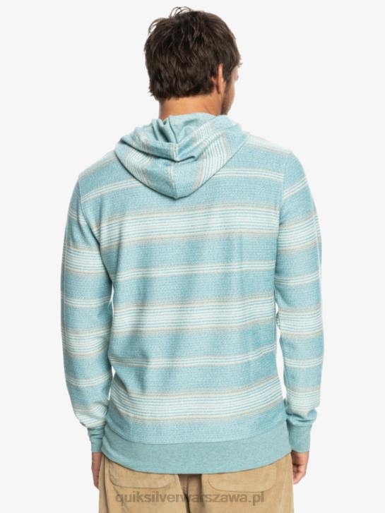 mężczyźni Quiksilver świetna bluza z kapturem firmy Otway 4DBV581 bretoński niebieski pasek otway