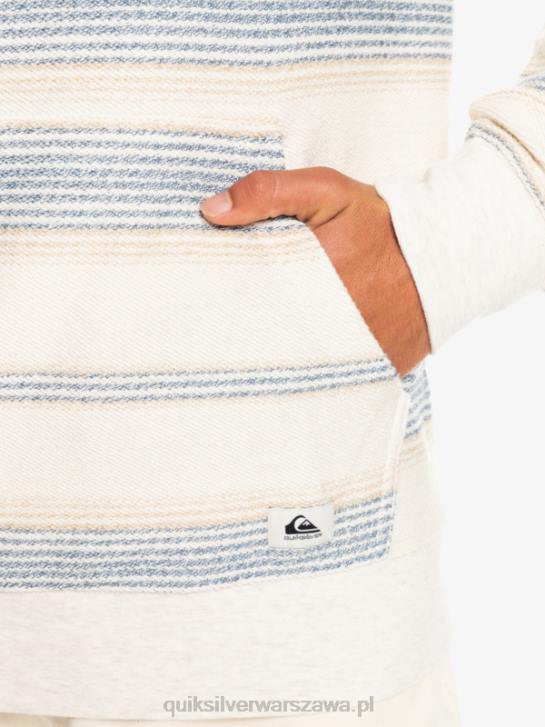 mężczyźni Quiksilver świetna bluza z kapturem firmy Otway 4DBV582 pas morski Beringa