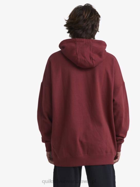 mężczyźni Quiksilver x Stab bluza z kapturem 4DBV1804 wino rubinowe