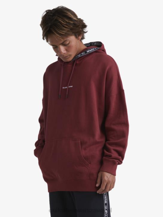 mężczyźni Quiksilver x Stab bluza z kapturem 4DBV1804 wino rubinowe