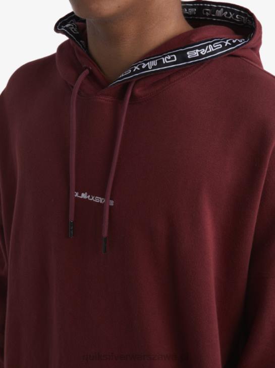 mężczyźni Quiksilver x Stab bluza z kapturem 4DBV1804 wino rubinowe