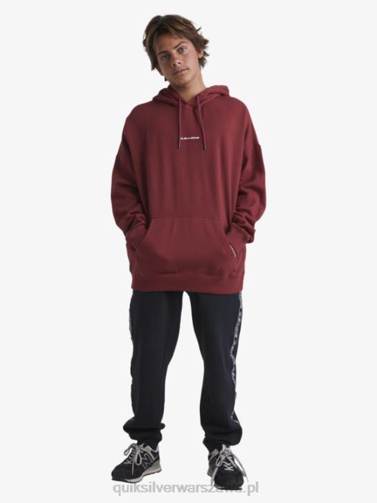 mężczyźni Quiksilver x Stab bluza z kapturem 4DBV1804 wino rubinowe