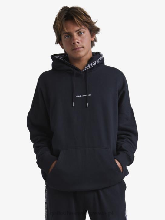 mężczyźni Quiksilver x Stab bluza z kapturem 4DBV1805 czarny