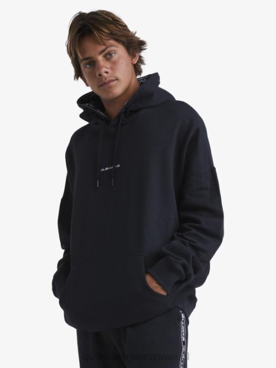 mężczyźni Quiksilver x Stab bluza z kapturem 4DBV1805 czarny