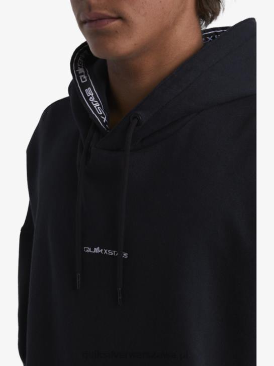 mężczyźni Quiksilver x Stab bluza z kapturem 4DBV1805 czarny