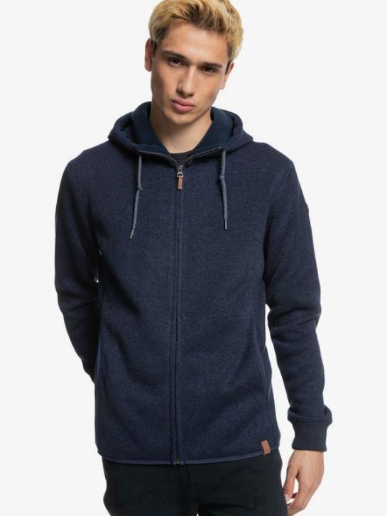 mężczyźni Quiksilver zapinana na zamek bluza firmy keller 4DBV1478 paryska noc