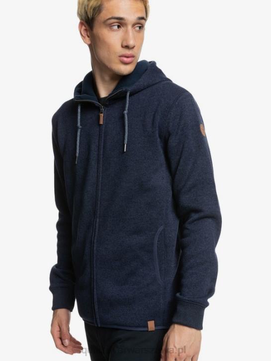 mężczyźni Quiksilver zapinana na zamek bluza firmy keller 4DBV1478 paryska noc