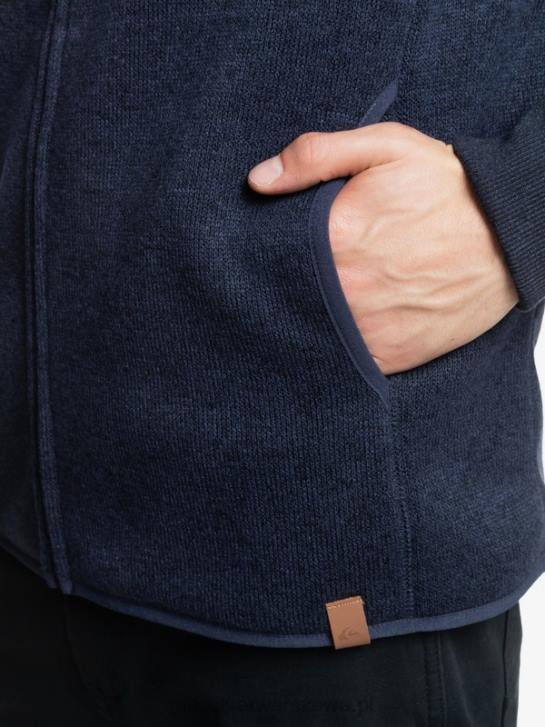 mężczyźni Quiksilver zapinana na zamek bluza firmy keller 4DBV1478 paryska noc