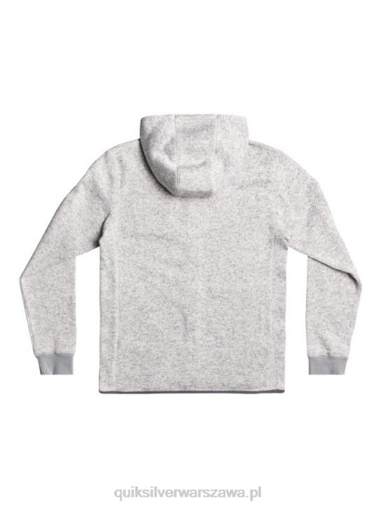 mężczyźni Quiksilver zapinana na zamek bluza firmy keller 4DBV1479 jasnoszary wrzos