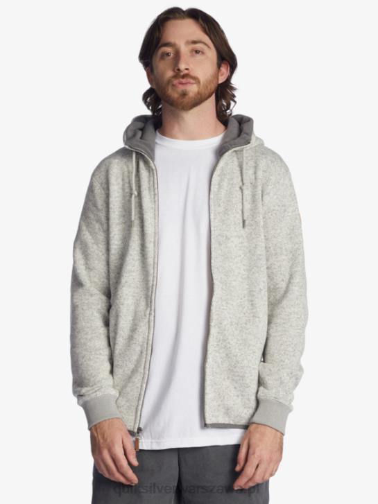 mężczyźni Quiksilver zapinana na zamek bluza firmy keller 4DBV1479 jasnoszary wrzos