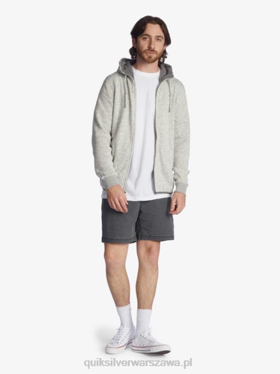 mężczyźni Quiksilver zapinana na zamek bluza firmy keller 4DBV1479 jasnoszary wrzos