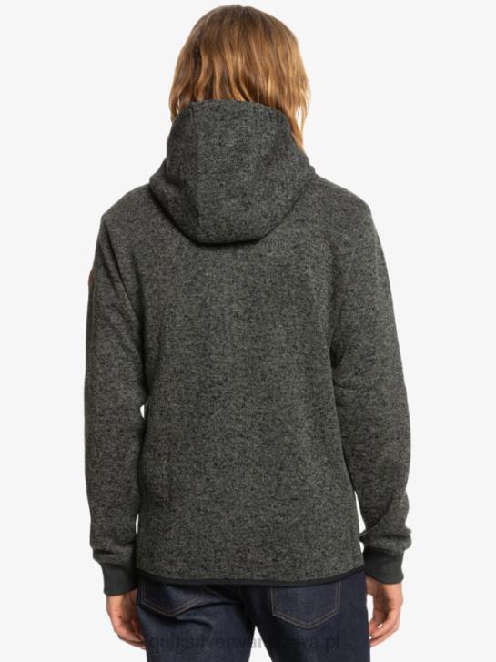 mężczyźni Quiksilver zapinana na zamek bluza firmy keller 4DBV1480 ciemnoszary wrzos