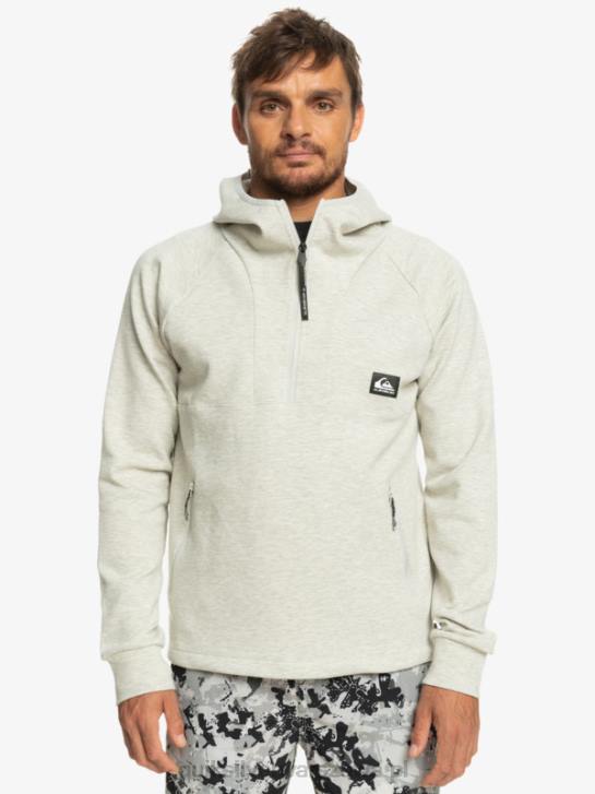 mężczyźni Quiksilver zdejmij bluzę z kapturem 4DBV1029 szary fioletowy wrzos