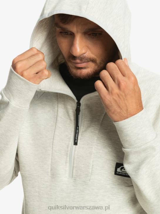 mężczyźni Quiksilver zdejmij bluzę z kapturem 4DBV1029 szary fioletowy wrzos