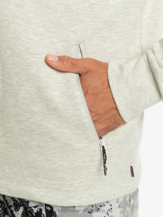 mężczyźni Quiksilver zdejmij bluzę z kapturem 4DBV1029 szary fioletowy wrzos