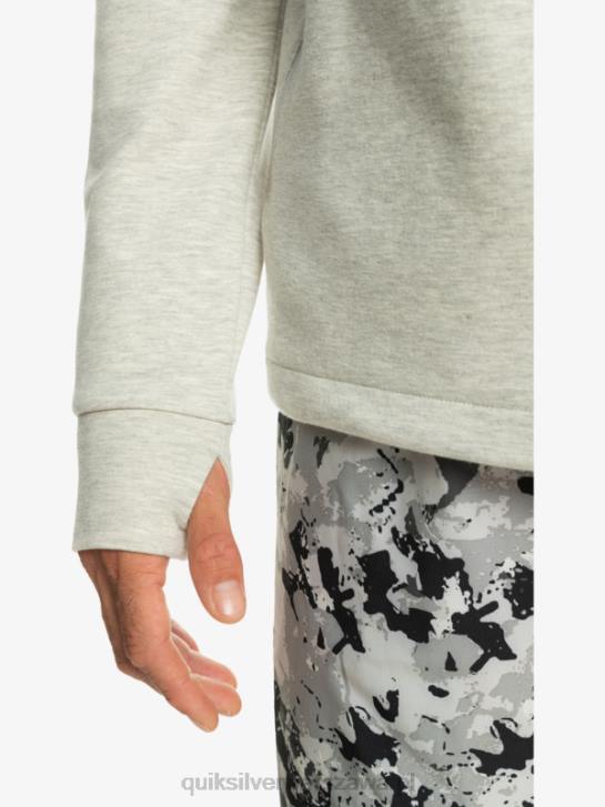 mężczyźni Quiksilver zdejmij bluzę z kapturem 4DBV1029 szary fioletowy wrzos