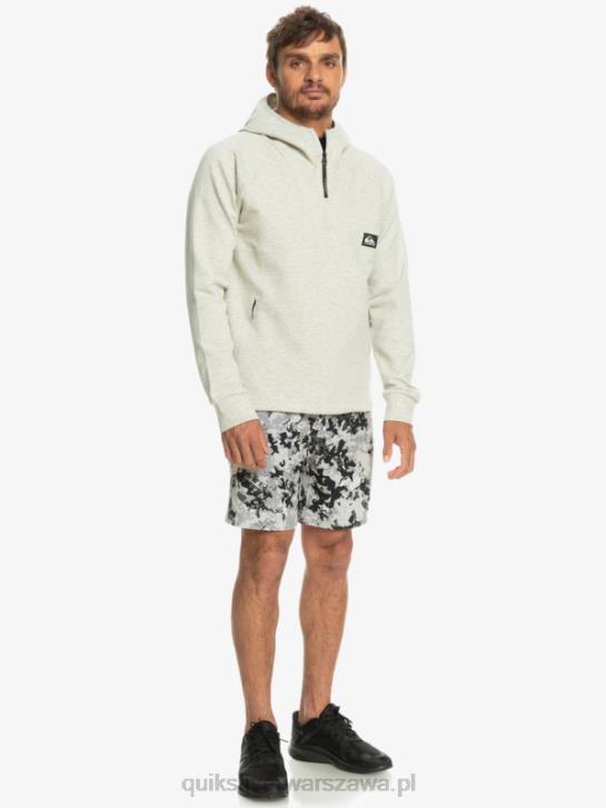 mężczyźni Quiksilver zdejmij bluzę z kapturem 4DBV1029 szary fioletowy wrzos
