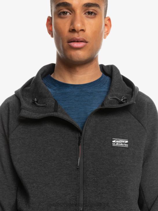 mężczyźni Quiksilver zejdź z rozpinanej bluzy z kapturem 4DBV1370 fantomowy wrzos