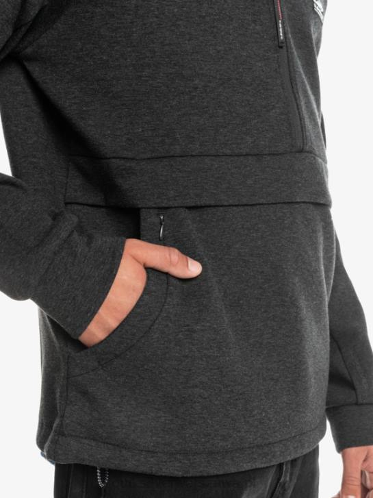mężczyźni Quiksilver zejdź z rozpinanej bluzy z kapturem 4DBV1370 fantomowy wrzos