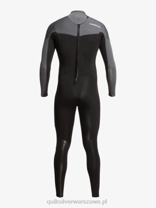 mężczyźni Quiksilver Kombinezon 3/2 do codziennych sesji z suwakiem z tyłu 4DBV926 czarny/brązowy