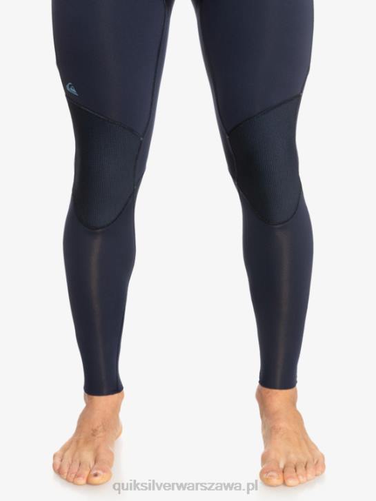 mężczyźni Quiksilver Kombinezon 3/2 do codziennych sesji z suwakiem z tyłu 4DBV927 ciemny granat/czarny