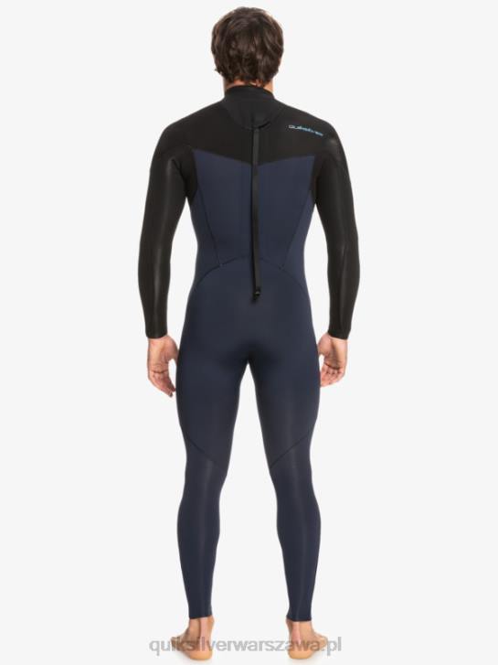 mężczyźni Quiksilver Kombinezon 3/2 do codziennych sesji z suwakiem z tyłu 4DBV927 ciemny granat/czarny
