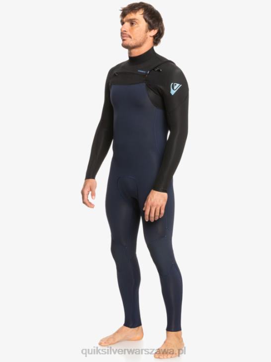 mężczyźni Quiksilver Kombinezon zapinany na zamek błyskawiczny na 3/2 codziennych sesji 4DBV1278 ciemny granat/czarny