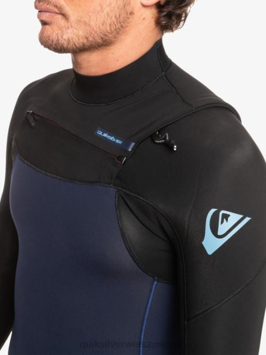 mężczyźni Quiksilver Kombinezon zapinany na zamek błyskawiczny na 3/2 codziennych sesji 4DBV1278 ciemny granat/czarny