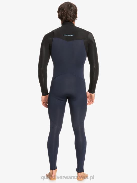 mężczyźni Quiksilver Kombinezon zapinany na zamek błyskawiczny na 3/2 codziennych sesji 4DBV1278 ciemny granat/czarny