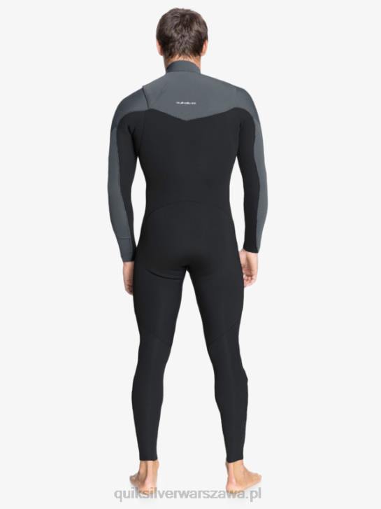 mężczyźni Quiksilver Kombinezon zapinany na zamek błyskawiczny na 3/2 codziennych sesji 4DBV1279 czarny/brązowy