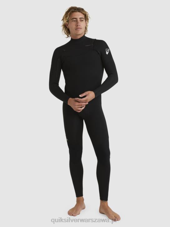 mężczyźni Quiksilver Kombinezon zapinany na zamek błyskawiczny na 3/2 codziennych sesji 4DBV1280 czarny