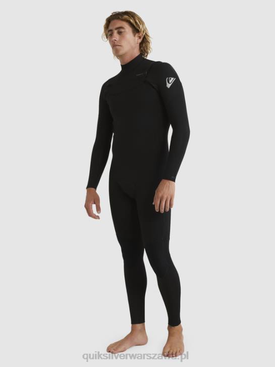 mężczyźni Quiksilver Kombinezon zapinany na zamek błyskawiczny na 3/2 codziennych sesji 4DBV1280 czarny