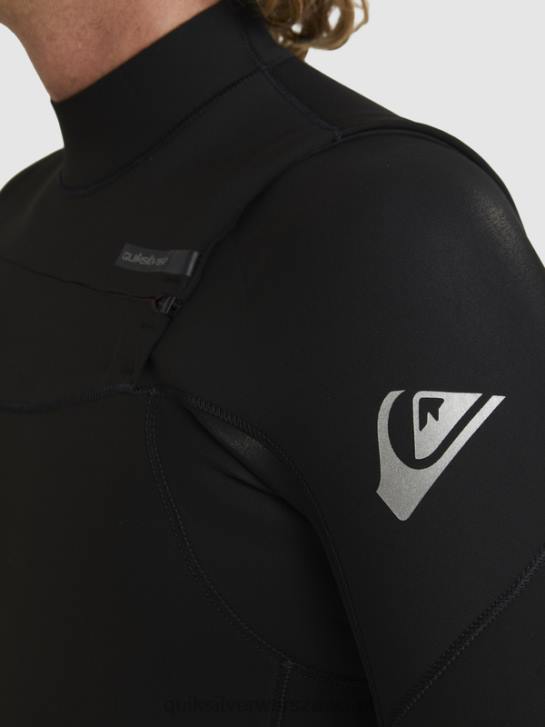 mężczyźni Quiksilver Kombinezon zapinany na zamek błyskawiczny na 3/2 codziennych sesji 4DBV1280 czarny