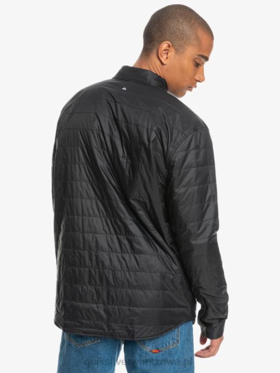 mężczyźni Quiksilver Dwustronna koszula flanelowa z izolacją Free Climb 4DBV1703 swobodna wspinaczka fantomowa