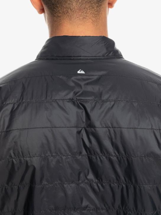 mężczyźni Quiksilver Dwustronna koszula flanelowa z izolacją Free Climb 4DBV1703 swobodna wspinaczka fantomowa