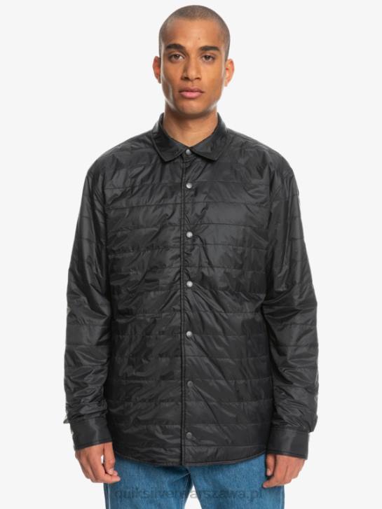 mężczyźni Quiksilver Dwustronna koszula flanelowa z izolacją Free Climb 4DBV1703 swobodna wspinaczka fantomowa
