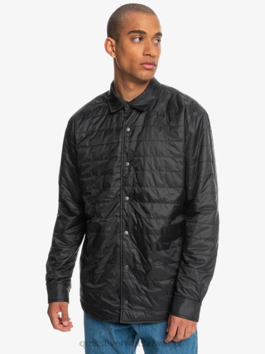 mężczyźni Quiksilver Dwustronna koszula flanelowa z izolacją Free Climb 4DBV1703 swobodna wspinaczka fantomowa