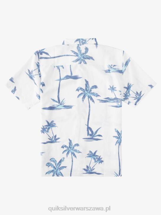 mężczyźni Quiksilver Hawajska koszula z krótkim rękawem Waterman Sea Breeze 4DBV1501 bryza morska o zmierzchu i błękitnym morzu