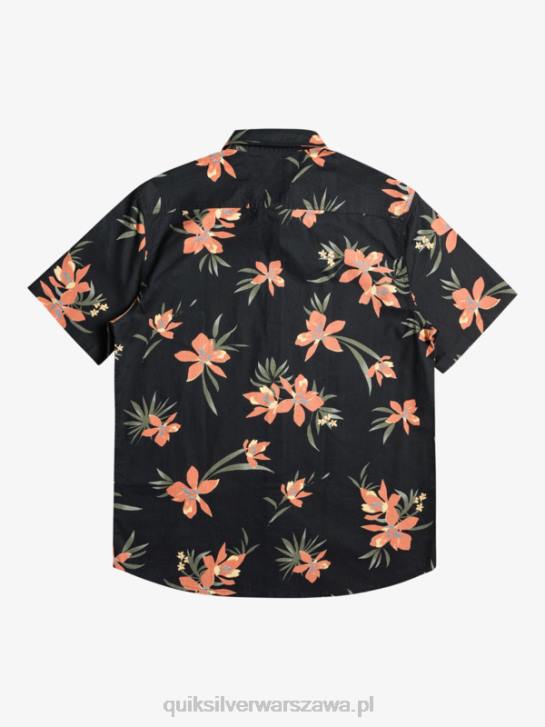 mężczyźni Quiksilver Holidazowa koszula z krótkim rękawem 4DBV1087 czarny holidaz