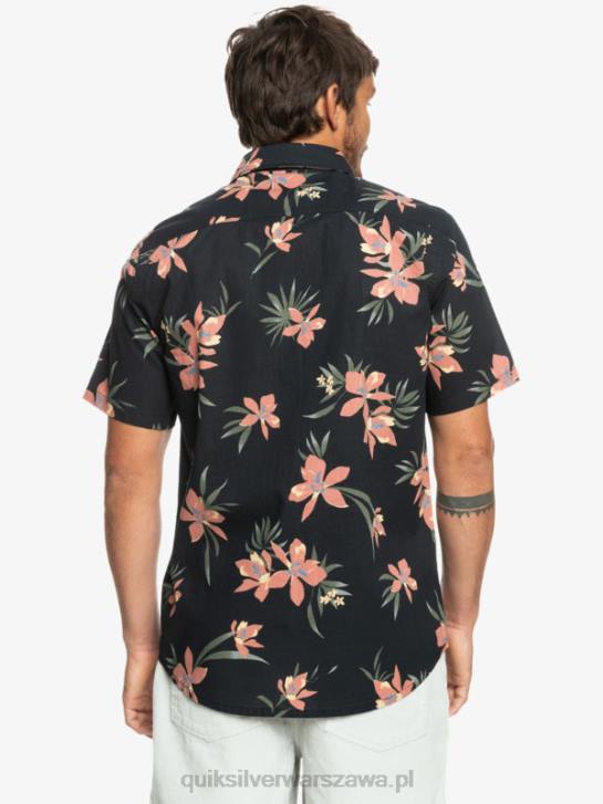 mężczyźni Quiksilver Holidazowa koszula z krótkim rękawem 4DBV1087 czarny holidaz