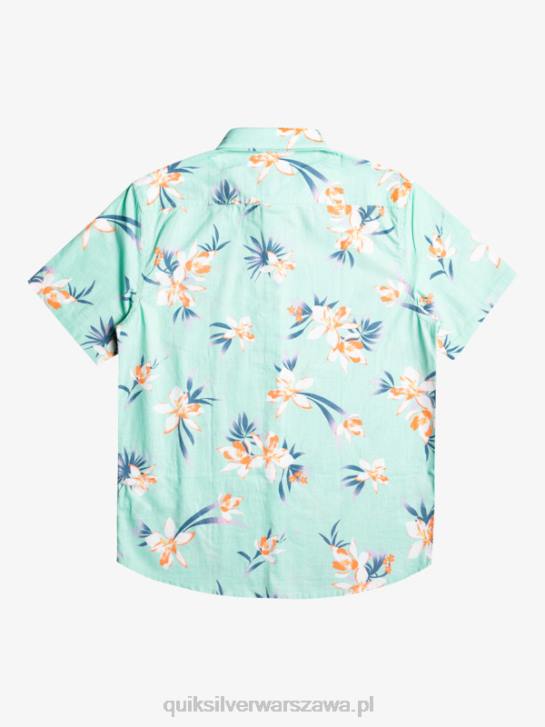 mężczyźni Quiksilver Holidazowa koszula z krótkim rękawem 4DBV1089 szkło plażowe holidaz