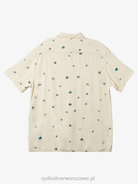 mężczyźni Quiksilver Koszula minimark z krótkim rękawem 4DBV1226 brzoza minimark
